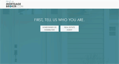 Desktop Screenshot of findamortgagebroker.com